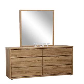 Nico 6 Drawer Dresser Mirror